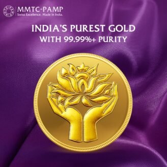 Lotus 24k (999.9) 8 gm Gold Coin