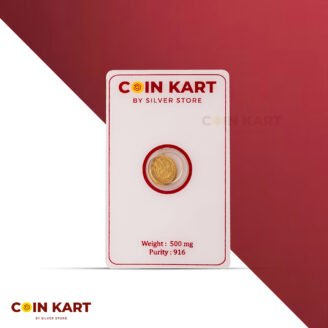 Lakshmi 22k 916 0.5 gm Gold Coin