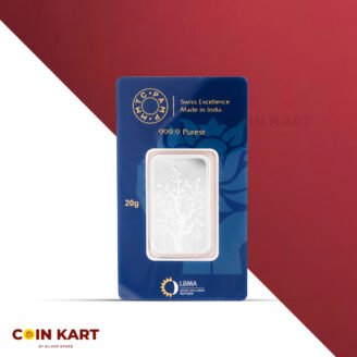 Banyan Tree 999.9 Purity 20 gm Silver Bar
