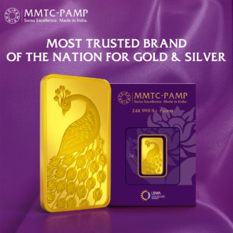 Peacock 24k (999.9) 2 gm Gold Bar