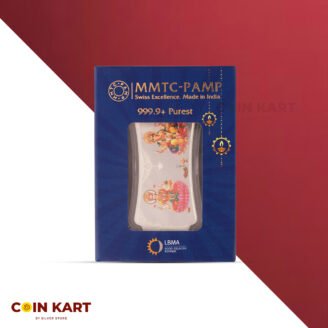 Stylized Lakshmi Ganesha Silver (999.9) 100 gm Silver Bar